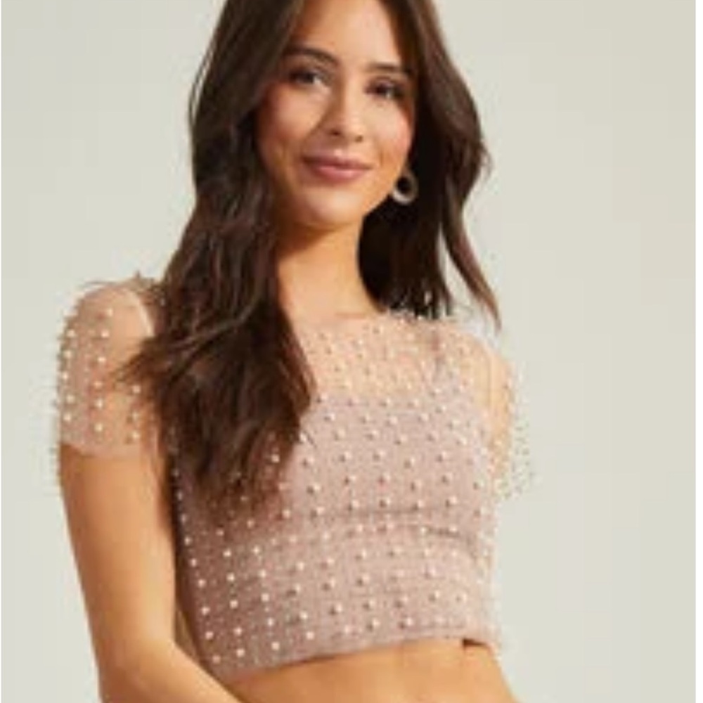 Altar’d State Brittany Mesh Top